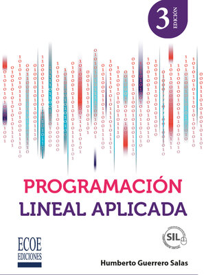 cover image of Programación lineal aplicada